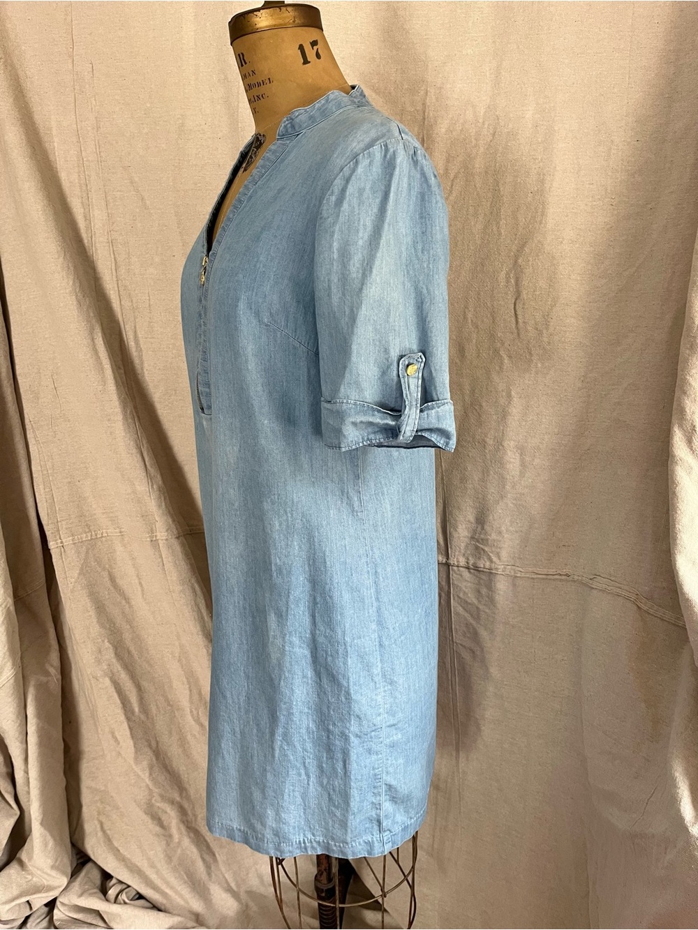 Anne Klein Women’s Short Sleeve Shift Dress Size 10 - Picture 3 of 16